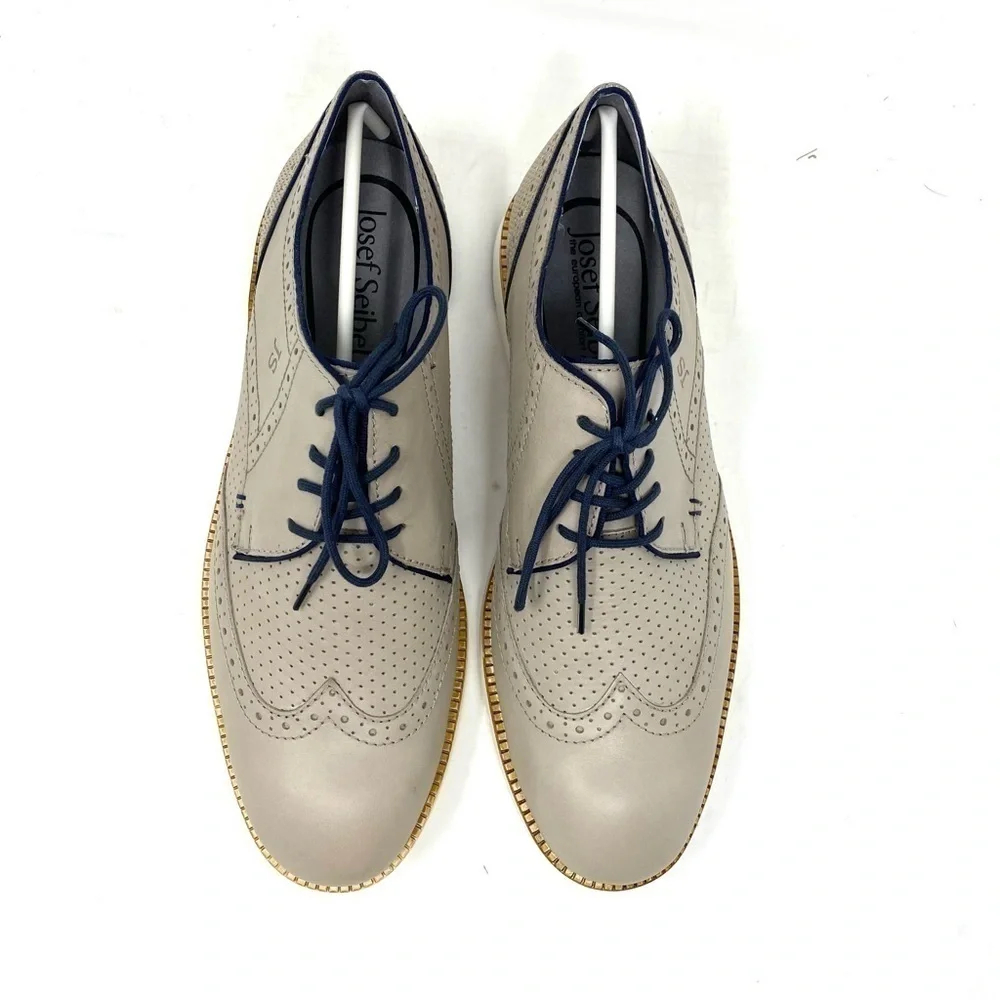 Josef Seibel Tyler 01 grey leather oxford